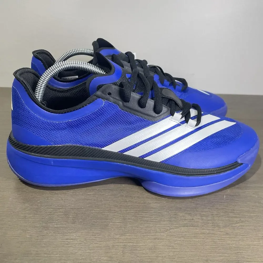 Adidas Mens Size 9 Shoes NEW FLAW Adizero Select 3.0 Basketball Blue JR8272